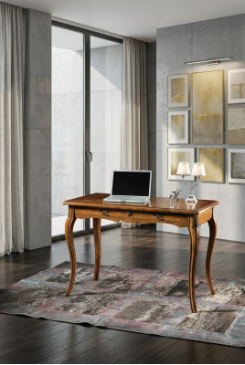 Secretario Muebles de oficina Escritorio Mesa de ordenador Madera maciza Cajones Mesas