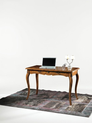 Secretario Muebles de oficina Escritorio Mesa de ordenador Madera maciza Cajones Mesas