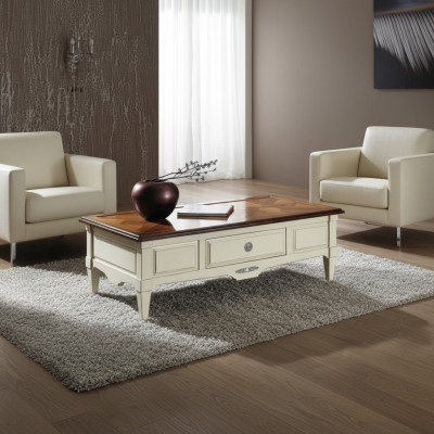 Mesas de café Mesa de madera de lujo Consolas de mesas Diseño Muebles italianos Vaccari
