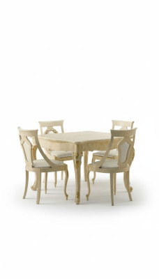 Sillas de comedor de madera, sillón de lujo beige, silla con respaldo, muebles de sala de estar color beige, nuevos