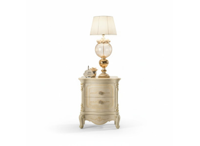 Mesita de noche 2x Mesitas de madera Mesa Consolas Noche Estilo clásico Consola Nueva