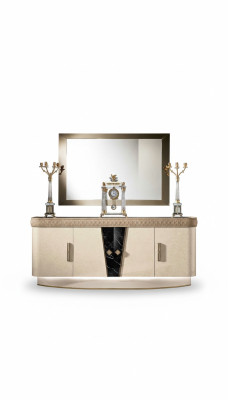 Cómoda con espejo Madera Muebles Cajón Armario Dormitorio Lujo Cómoda Nueva
