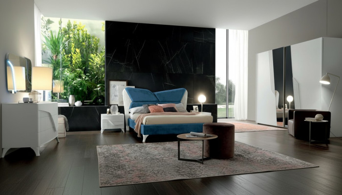 Cama Camas dobles Cama de hotel Cama moderna Estructura de cama de lujo de diseño de madera nueva