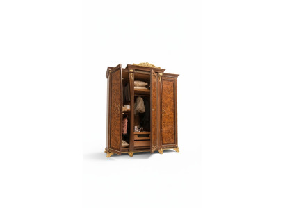 Armario macizo muebles de dormitorio Italia madera auténtica armario de madera.
