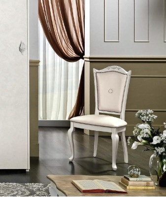 Silla de comedor de lujo de madera Estilo comedor Sillas Muebles Nuevo Bizzotto