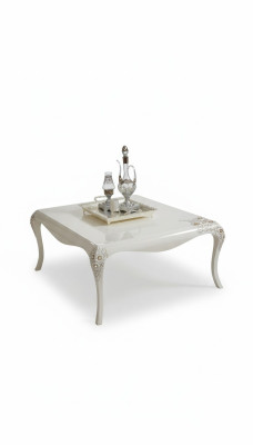 Mesa de centro Sala de estar Mesa de café Diseño Muebles Lujo Madera Clásico Nuevo