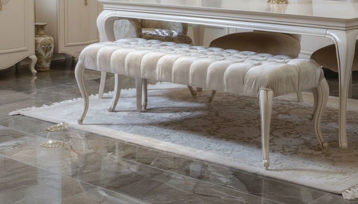 Textil Puf Tapizado Reposapiés Taburete Reposapiés Otomana Chaise Longue Banco Nuevo