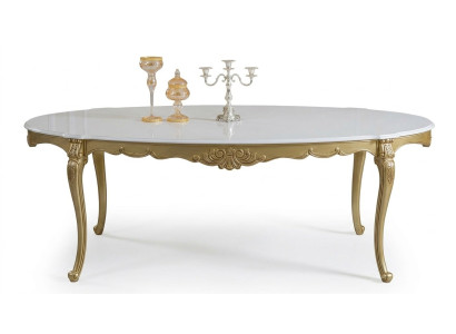 Mesa de comedor de lujo, mesa de lujo, mesa de madera de lujo de Italia, mesas de comedor clásicas, muebles clásicos.