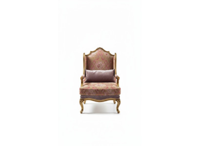 Diseño de muebles de lujo  Sillón de diseño  Asiento individual  Textil  Sala de estar  Clásico