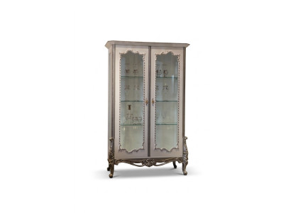 Vitrina de vidrio armario vitrina salón madera aparador muebles de lujo nuevos
