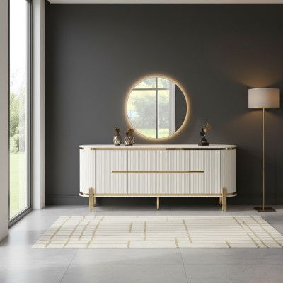 Mueble auxiliar de lujo de madera diseño muebles de dormitorio estilo moderno.