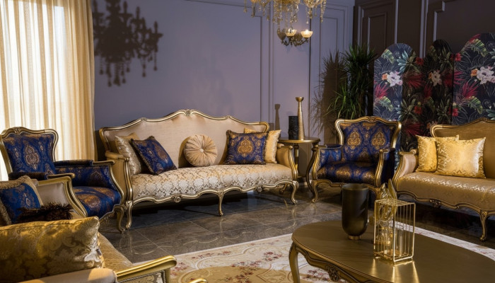 Sofá de tres plazas Sofás para sentarse Asientos para sofá Diseño de tela para sofá Muebles Estilo Textil