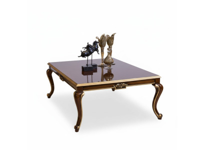 Mesa de centro de lujo Mesas de centro marrones Sala de estar Mesa de madera Muebles