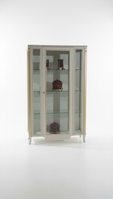 Armarios de madera Vitrinas de cristal Vitrina de madera maciza Muebles de salón Aparador