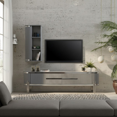 Mueble de lujo para TV, aparador, cómoda, mueble de salón, armarios, estante de madera.