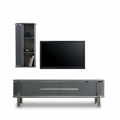 Mueble de lujo para TV, aparador, cómoda, mueble de salón, armarios, estante de madera.