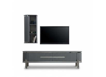 Mueble de lujo para TV, aparador, cómoda, mueble de salón, armarios, estante de madera.