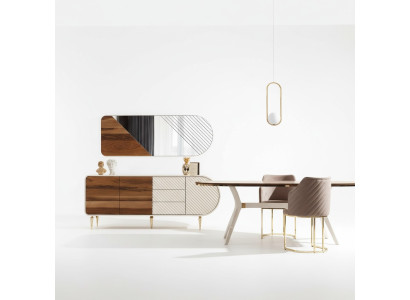 Grupo de lujo para la configuración de mesa + 2 sillas Set de 3 piezas. Conjunto de mesa de comedor para el comedor.