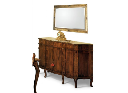 Mueble de madera maciza marrón cómoda aparador bufé