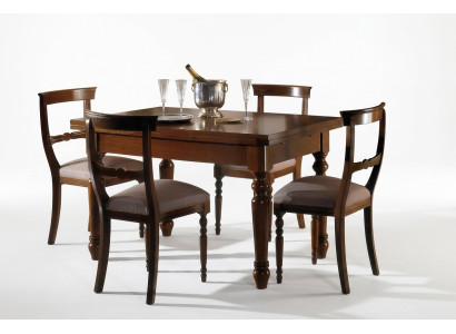 Mesa de comedor Muebles Mesas de decoración Mesas Muebles italianos Madera maciza Comedor