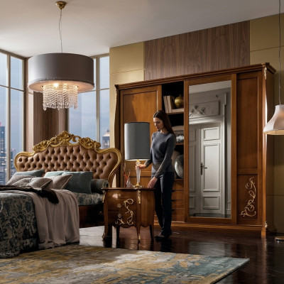 Dormitorio Armario Madera Muebles Barroco Nuevo Armario Clásico Armarios