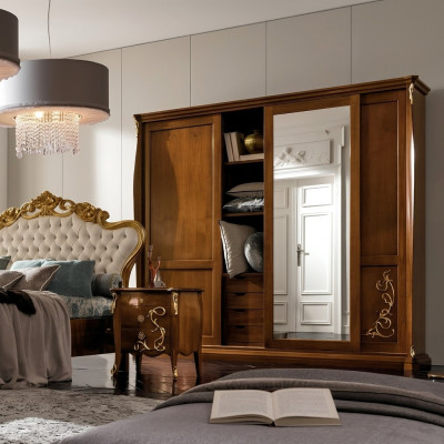 Dormitorio Armario Madera Muebles Barroco Nuevo Armario Clásico Armarios