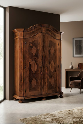 Armario de ropa Dormitorio armario Sala de estar Madera maciza Vaccari cav giovanni