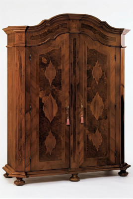 Armario de ropa Dormitorio armario Sala de estar Madera maciza Vaccari cav giovanni