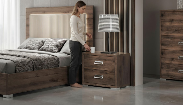 Mesita de noche Consola Mesa Cómoda Mesas Consola Armario Muebles Dormitorio Nuevo