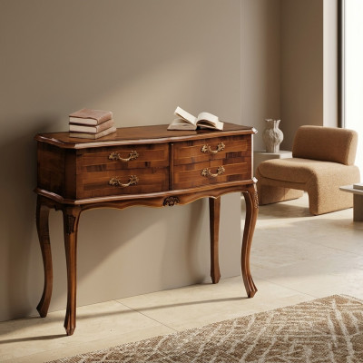 Mesa de consola Tocador Consola de diseñador Mesa de madera Consola Mesas de consola