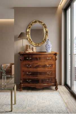 Cómoda, aparador, armario, perchero, aparador, muebles, estilo antiguo, madera, lujo, nuevo.