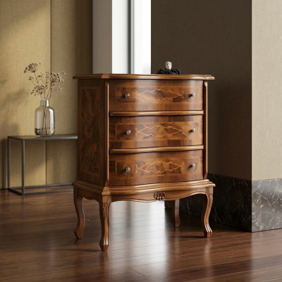 Cómoda, cajonera, aparador, armario, perchero, aparador, muebles, estilo, madera, lujo, nuevo.