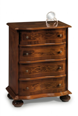 Cómoda italiana de lujo de madera estilo muebles estilo barroco antiguo nuevo