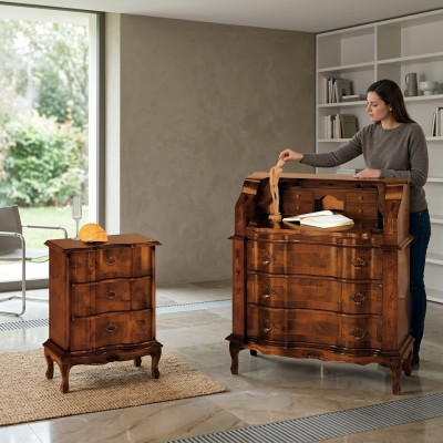 Mesita de noche lujo madera mesitas de noche mesa consolas noche estilo moderno consola nueva.