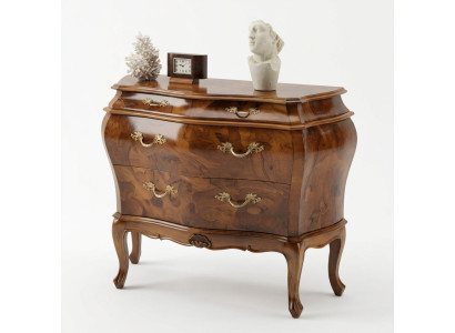 Cómoda de madera estilo italiano Muebles de lujo estilo barroco antiguo estilo nuevo.