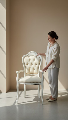 Sillas clásicas de diseñador silla de madera silla de comedor lujo madera nuevos muebles