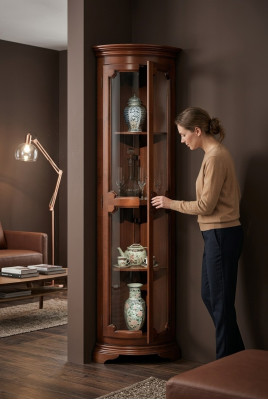 Vitrina cómodas vitrinas cómodas armarios cristal diseñador armario esquina nuevo.