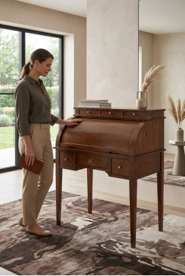 Mueble de oficina Vitrina Armario Aparador Muebles italianos Estante Consola Muebles de madera