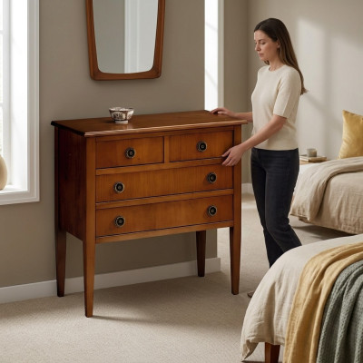 Diseño de cómoda armario de lujo de madera nueva cómoda armario estante consola muebles