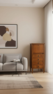 Mueble de bar Vitrina Vitrinero Sala de estar Estante de diseñador Muebles de madera Casa Pared