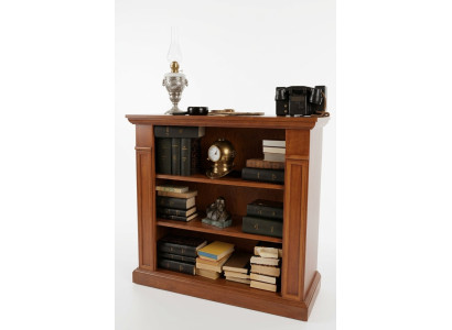 Estante de libros Vitrina Armario de vitrina Armario clásico Librería de madera Nuevo