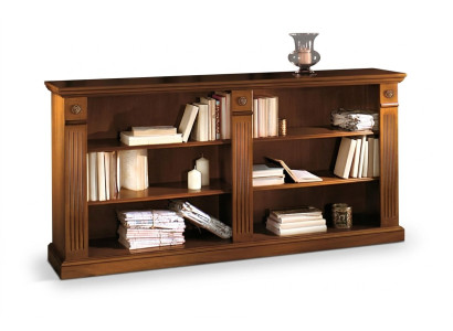 Estantería de libros Vitrina Gabinete de vitrina Armario clásico Armario Armarios Madera XXL