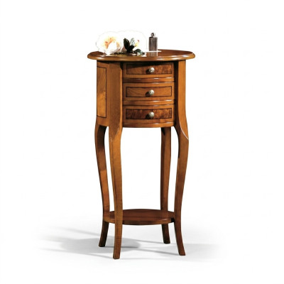 Mesa lateral Mesa de centro Oval Cómoda Mesas Consola Diseño Madera Mesa Nuevo