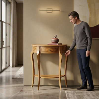 Mesa de consola diseño de madera Mesa consola Mesas de consola Mesa de lujo Credenza Nueva
