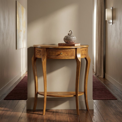 Mesa de consola diseño de madera Mesa consola Mesas de consola Mesa de lujo Credenza Nueva