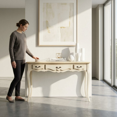 Mesa de consola Diseño Madera Mesa Consola Aparador Mesa de lujo Aparador Consolas