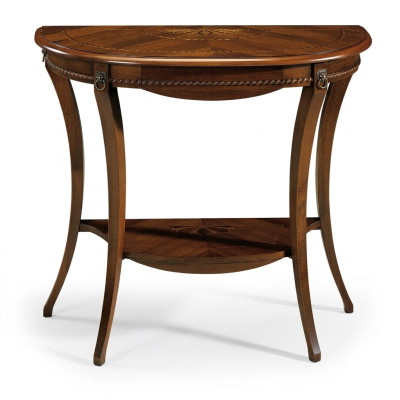 Mesa de consola, mesa de centro, mesa auxiliar, mesa de café, sofá de madera, mesa en estilo antiguo.