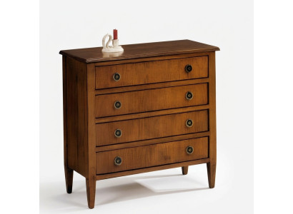 Mueble de salón Cómodas Aparadores 4 cajones Armario alto Cómoda Armario Madera Nuevo