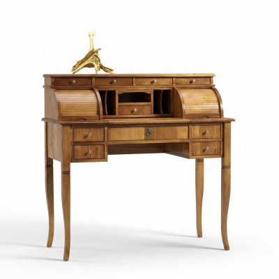 Escritorio Oficina Mesa Madera Noble Mesas Estilo Barroco Rococó Antiguo Muebles Camas