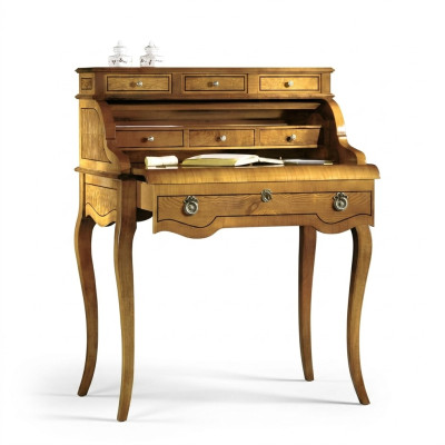 Escritorio Mesa de oficina Mesas de madera noble Estilo barroco rococó Muebles antiguos nuevos